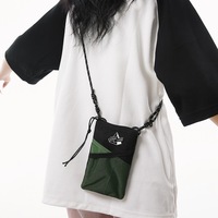 Sac bandoulière personnalisé en polyester Beckon pour usage quotidien, pochette de téléphone à bandoulière avec poche en filet