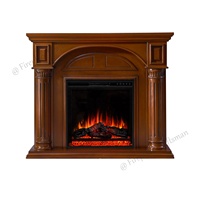 Cheminée électrique décorative à induction pour la maison, avec télécommande, effet flamme décoratif, faux foyer