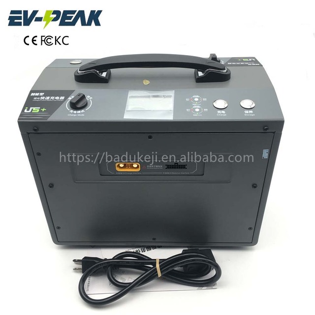 EV-PEAK U5+ 30A 3000W Smart Balance Charger 2-Channel Agricultural Spray Drone LiPo LiHv 6S-14S Battery Charging Multifunction