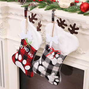 Paw Print <strong>Christmas</strong> <strong>Stockings</strong> Cartoon <strong>Christmas</strong> Socks Cat Paw Print Large <strong>Christmas</strong> <strong>Stockings</strong> <strong>Dog</strong> Bone Shape Fireplace <strong>Stockings</strong> - Product Image 2