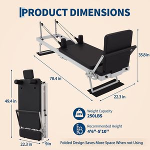 CZFIT Venta Directa de Fábrica: Cama de Pilates Core Grande, Equipo de Gimnasio y Fitness para Yoga, Reformers de Pilates <span class=keywords><strong>Usados</strong></span> para Ejercicios de Yoga - Product Image 2