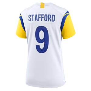 Los Ángeles # 9 Stafford # 12 Nacua # 17 Adams # 23 Williams # 95 Garrett # Camiseta Bordada Donald 2026 de Manga Corta - Product Image 3