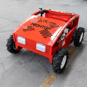Type de roue Herbe De Coupe Robot 200m Télécommande RC Tondeuse À Gazon À Essence Agricole Tonte Machine