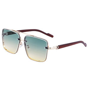 Diseño <span class=keywords><strong>de</strong></span> marca <span class=keywords><strong>de</strong></span> lujo <span class=keywords><strong>de</strong></span> alta calidad, templo <span class=keywords><strong>de</strong></span> grano <span class=keywords><strong>de</strong></span> madera, Metal, doble puente, UV400, <span class=keywords><strong>gafas</strong></span> <span class=keywords><strong>de</strong></span> <span class=keywords><strong>sol</strong></span>, <span class=keywords><strong>gafas</strong></span> <span class=keywords><strong>de</strong></span> <span class=keywords><strong>sol</strong></span> para conducir para hombres - Product Image 4