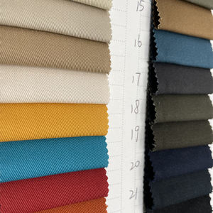 Heetverkopende hoogwaardige twill kaki 100% satijnkatoen 21*10 denim 300gsm overall casual broekstof groothandel - Product Image 4