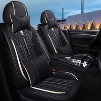 Housses de siège de voiture universelles en cuir de luxe Accessoires de voiture intérieurs pour revêtement de siège Mustang Premium