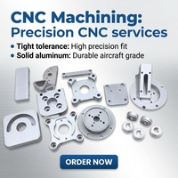 Pièces usinées CNC de précision en aluminium et acier inoxydable sur mesure, tolérance +/-0,01 mm, directement de l'usine, pour équipement industriel