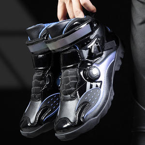 Chaussures de moto Knight, bottes de course tout-terrain d'hiver, antidérapantes, résistantes aux chocs, équipement de voyage, chaussures de moto personnalisées - Product Image 4