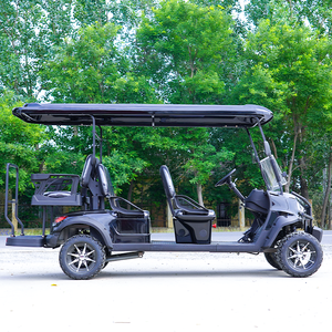 Electric Steel Golf Cart 4 Seater <b>72V</b> Customize <b>Battery</b> with Rear Box Extra Space DOT Certified US Market - Product Image 3