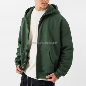 เสื้อมีฮู้ดแบบรูดซิปมีฮู้ดผ้าฟลีซพิมพ์ลายเสื้อผ้าแนวสตรีทเสื้อผ้าแนวสตรีทเนื้อผ้าฝ้ายเฟรนช์เทอร์รี่มีซิปมีฮู้ดแบบบ็อกซี่ใส่ได้100% ตามต้องการ - Product Image 2