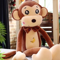 Peluche singe mignon, coussin de lit confortable en forme de banane, grand oreiller pour enfants, cadeau unisexe