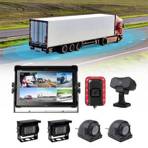 ระบบกล้องติดรถบรรทุก AI-BSD ตรวจจับคนเดินถนนอัจฉริยะ หน้าจอสัมผัส IPS 10 นิ้ว ระบบกล้อง 6CH AHD 1080P สำหรับการเฝ้าระวังความปลอดภัย - Product Image 1