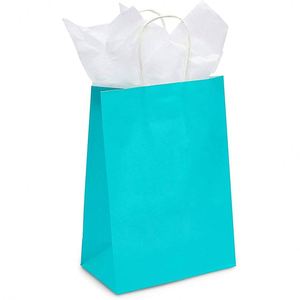 Bolsas de Regalo de Alta Calidad con Asas para Mercancía de Fiesta, Almuerzo Diario, Boutique, Supermercado, Tienda Minorista, Bolsa de Papel para Empaque - Product Image 5