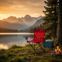 Fauteuil pliant d'extérieur moderne et léger, chaise de plage portable pour les voyages, la pêche, le jardin, les pique-niques, le camping