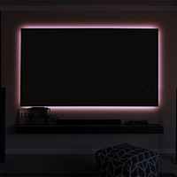 Écran de projection TOPMEIJIA M3ALR 96% ALR (réjection de la lumière ambiante) à cadre fixe 4K 16:9 pour home cinéma, Black Diamond ALR 1.5