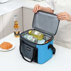 Sac isotherme en tissu Oxford, coloré, portable, avec poignée, pour les trajets quotidiens - Product Image 3