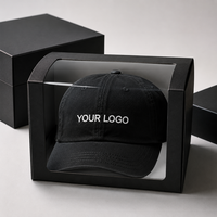 Topi Baseball Custom OEM ODM Pabrik Label Pribadi Bordir Logo Topi Snapback Kemasan Kotak Hadiah Layanan Satu Atap