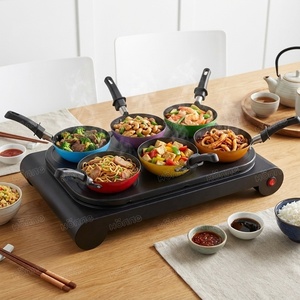 Wok antiadhésif pour <span class=keywords><strong>6</strong></span> personnes, grill à raclette, <span class=keywords><strong>crêpière</strong></span> et appareil à <span class=keywords><strong>crêpes</strong></span> - Product Image 4