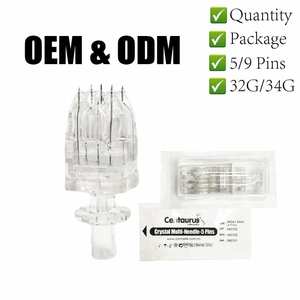 5ピン<span class=keywords><strong>9</strong></span>ピンマルチメソセラピーニードルクリニックスパサロン顔注射クリスタルメソニードル - Product Image 3