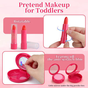 Pretend Makeup for <strong>Toddlers</strong> Pretend Play Toys Makeup Set for Kids Gifts Play Makeup Kit for Little Girls - Product Image 3