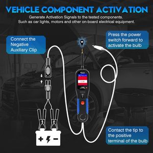 Rilevatore di cortocircuiti e interruzioni per auto 12V e camion 24V, Tester di circuiti automobilistici con logo OEM/ODM VDIAGTOOL V200 - Prezzo di fabbrica - Product Image 5
