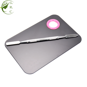 Bk29A Etiqueta Privada vacía Diy mezcla De Metal redondo metálico paleta De maquillaje cuchillo De paleta y espátula - Product Image 4