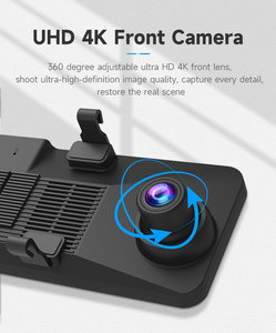 Aoedi A7 11.26 "<span class=keywords><strong>Car</strong></span> DVR Android Auto đài phát thanh ghi âm Máy ảnh gương Dash Cam phía trước và phía sau 4K wifi phổ Carplay hộp - Product Image 5