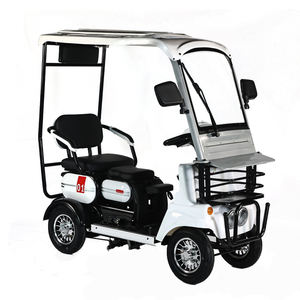 Offerta Speciale: <span class=keywords><strong>Scooter</strong></span> Elettrico a 4 Ruote da 600W, Pedicab <span class=keywords><strong>Vintage</strong></span>, Golf Cart Elettrico a 4 Posti per Adulti - Product Image 1