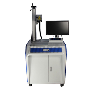 Máquina de Marcado Láser de Fibra de 110 mm x 110 mm, 20 W, de Sobremesa, Refrigerada por Aire, PLT/BMP/AI, Fácil de Operar, Alta Precisión de 0.002 mm, Alta Velocidad - Product Image 1