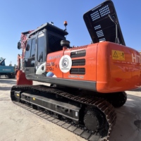 Excavatrice hydraulique d'occasion Hitachi 210LC en bon état pour la construction routière et les projets miniers