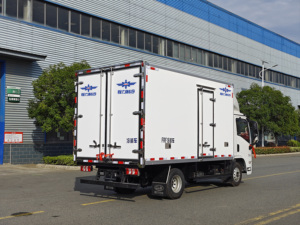 Camion frigorifique électrique haute performance 14151L, fourgon frigorifique EV 110-150 ch, 1-10T de masse totale en ordre mouvementé pour la logistique de la chaîne du froid - Product Image 4
