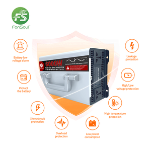 Inversor de Corriente Fonsoul 2700W/6000W con Pantalla LED, DC 12V 24V AC 110V, Portátil, Onda Sinusoidal Pura, para Uso <span class=keywords><strong>Automotriz</strong></span> <span class=keywords><strong>y</strong></span> Doméstico - Product Image 5