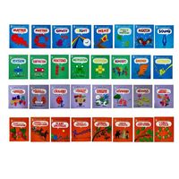 Blocs de construction de livres de bande dessinée pour enfants en anglais : La science – C'est la physique (10), la biologie (8), les plantes (8), les mathématiques (6) – Complet, 32 volumes