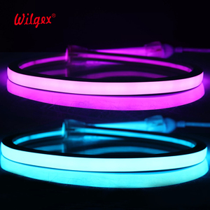 Neon băng ánh sáng tùy chỉnh ngoài trời không thấ<span class=keywords><strong>m</strong></span> nước rgbic LED Strip ánh sáng Neon Flex Luces trang trí vườn Rope Strip tùy chỉnh neon ánh sáng - Product Image 4