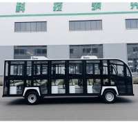 Bus électrique touristique DAOD 17 places, confortable, type fermé, autonomie 150 km, prix compétitif, directement de l'usine