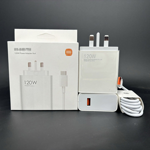 Chargeur GAN original ignifuge 120W, 33W, 67W, norme britannique, avec câble <span class=keywords><strong>de</strong></span> données 6A pour téléphone <span class=keywords><strong>portable</strong></span> - Product Image 2