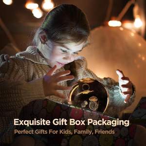 Lámpara de Noche LED USB con Bola de Cristal 3D, Diseño de Medusa, Delfín, Ballena y Concha, para Decoración de Dormitorio y Hogar, Venta al Por Mayor - Product Image 5