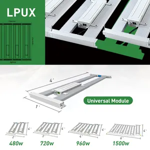 Barra de cultivo para plantas de interior, luz LED de espectro completo hidropónico Samsung de 720w, 1200w, 700w, 1500w, 650w, 800w, 240w, 600w, regulable, 1000w