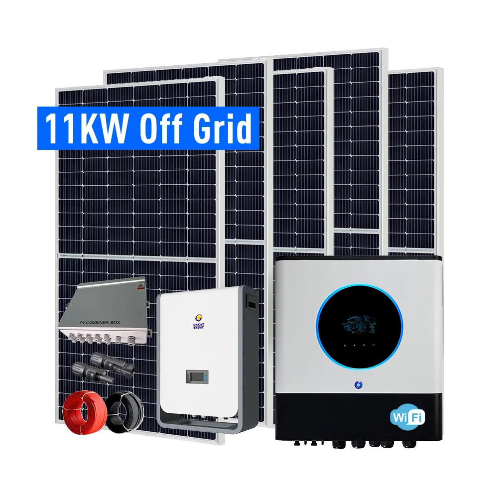 10KW năng lượng chiếu sáng Sl-99 năng lượng 5000W hệ thống năng lượng mặt trời lai