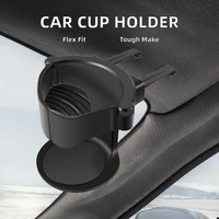 Support de Boissons Multifonctionnel Réglable SUNGLAN en Plastique pour Grilles d'Aération de Voiture – Modèle à Lame Horizontale pour Tasses et Mugs