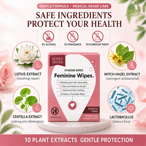 Lingettes humides intimes féminines biologiques de marque privée OEM Produits d'hygiène pour les femmes - Product Image 2