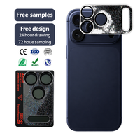 Film protecteur d'objectif de caméra arrière de haute qualité en verre trempé 3D pour iPhone 17 Pro Max