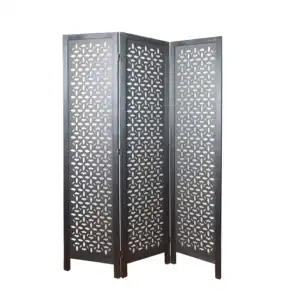 Movable Partition Wall wood carved design Handcraft Room Divider Screen