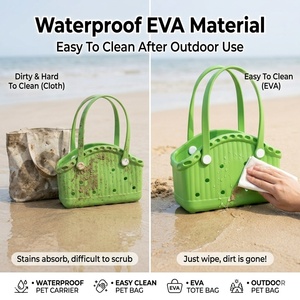 Sac de transport pour chien en EVA, léger, durable, <span class=keywords><strong>petit</strong></span> format, pour la randonnée, le <span class=keywords><strong>camping</strong></span>, les voyages, portable et lavable. - Product Image 6