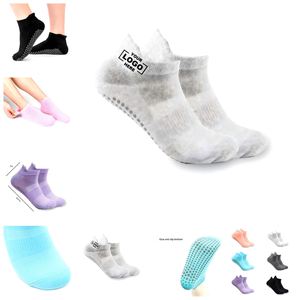 Women's Solid Color Anti-Slip Indoor Yoga Pilates Grip <b>Socks</b> Breathable Custom Logo <b>Socks</b> Sports Protective Gear All-Anti Slip - Product Image 1