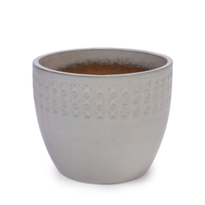 Ensemble de 3 pots de jardin en céramique Mdj, ronds, vert foncé brillant, pour une utilisation intérieure et extérieure, pour la maison et le jardin - Product Image 6