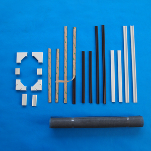 <span class=keywords><strong>Kit</strong></span> de <span class=keywords><strong>mosquitera</strong></span> deslizante plegable retráctil magnético, pantalla de ventana Flexible, pantalla de ventana magnética - Product Image 6