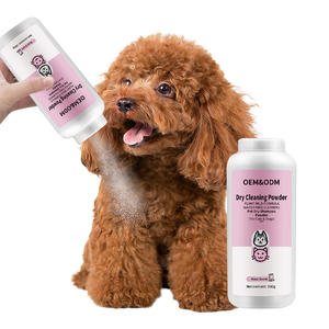 Poudre nettoyante sans eau pour l'entretien du pelage des animaux, sans sulfate, sans parabènes, <span class=keywords><strong>à</strong></span> base d'amidon de maïs, sans odeur, non irritante, shampoing <span class=keywords><strong>sec</strong></span> en poudre pour chien et chat - Product Image 4