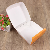 Boîte à hamburger en papier biodégradable personnalisée - Design unique, emballage pour restauration rapide avec logo et forme personnalisés, certifiée ISO9001