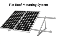 Système de montage de panneaux solaires, structure de support photovoltaïque pour toit plat, support au sol, profilés en acier en forme de C et de U, OEM disponible